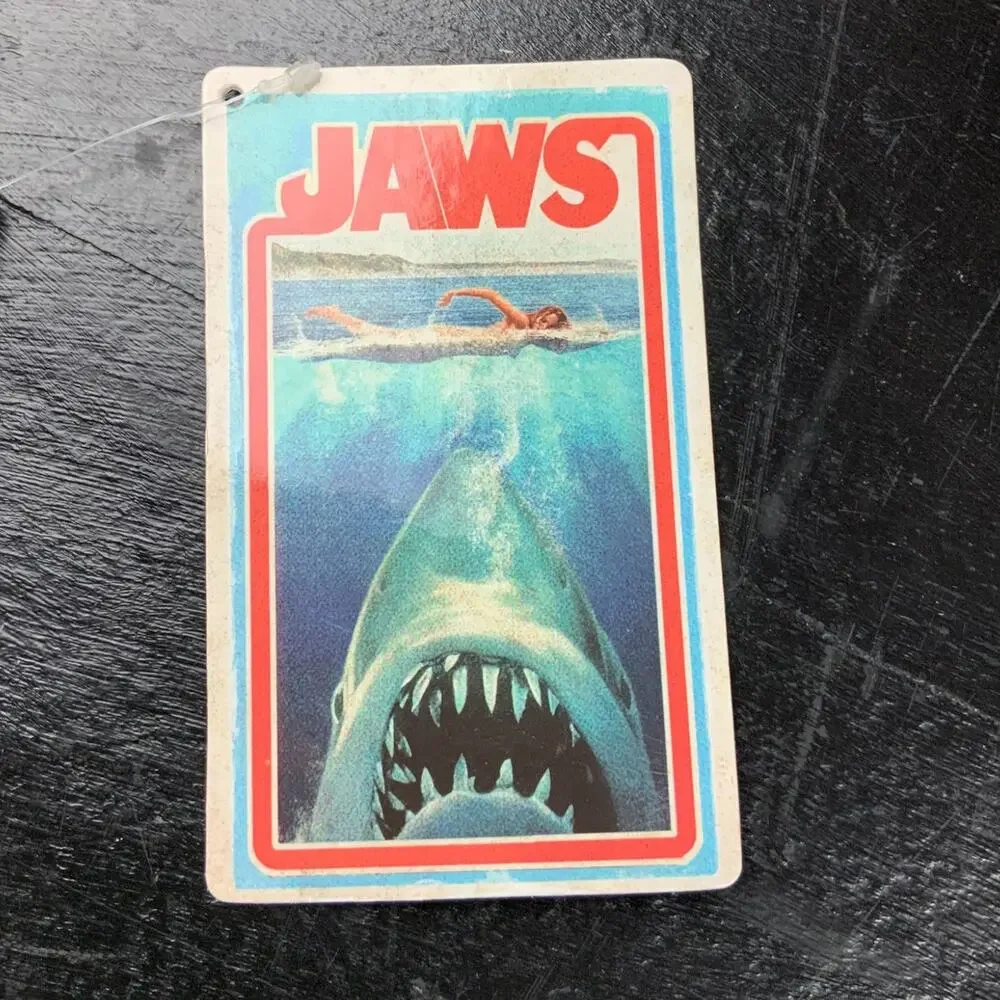 JAWS 50th Anniversary Canvas Tote Bag Bigger Boat Shark Movie NWT Universal